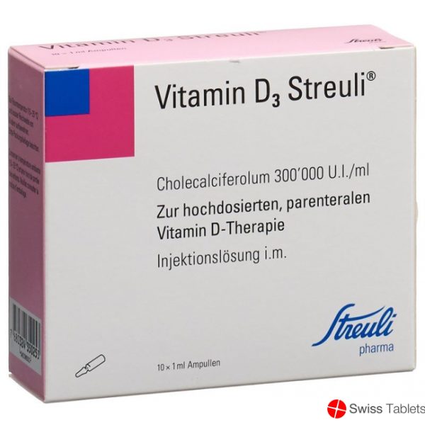 Vitamin D - Colecalciferol 300,000iu/mL x 10